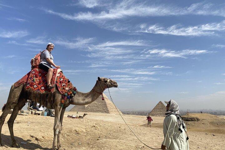 Explore Pyramids of Giza & the Egyptian Museum Tour with Dinner Cruise by Night