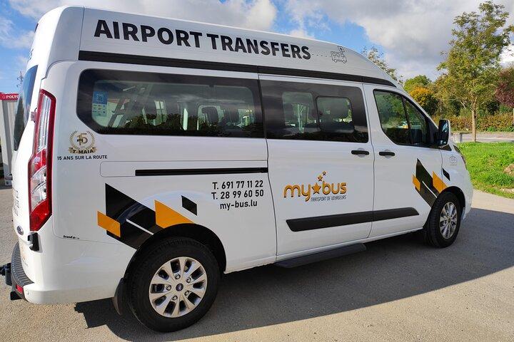 Transfers in Minibus - Lux (LUX-AIRPORT-LUX-CITY)(10kms Inclued)