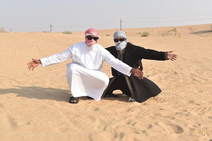 Dubai Desert 4x4 Dune Bashing, Self-Ride 30min ATV Quad, Camel Ride,Shows,Dinner