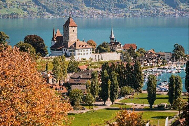 Interlaken and the Green Train of Swiss Alps Day Trip from Milan