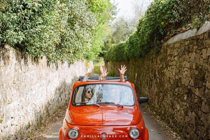 Florence Fiat 500 Wine Tour & Tuscan Lunch at Farm in Chianti