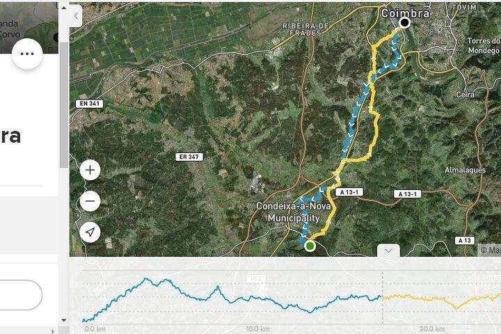 E-bike to Conimbriga Roman Ruins, from Coimbra