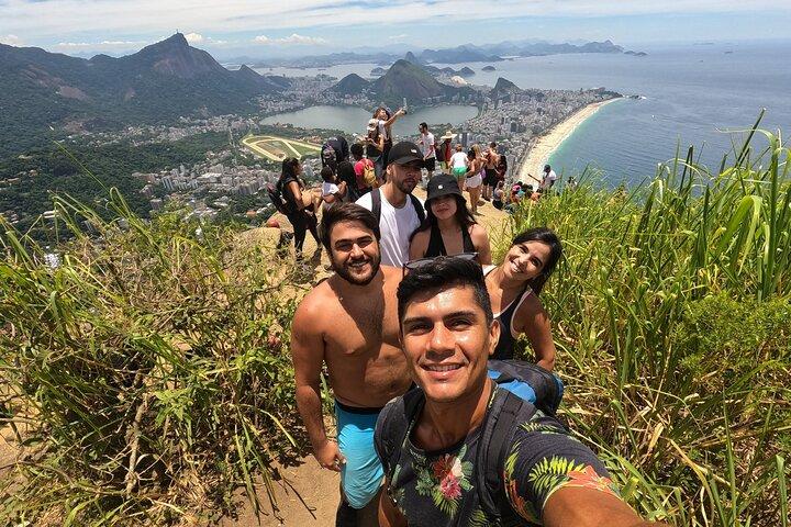 Morro Two Brothers Trail, during the day and sunset in Vidigal