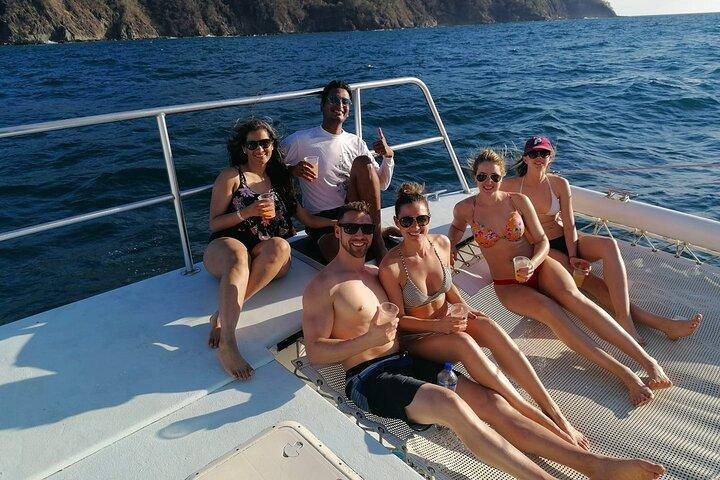 Blue Dolphin Catamaran Snorkeling Sunset Cruise from Tamarindo