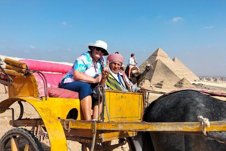 Giza Pyramids and The Museum from Sharm El Sheikh with Lunch