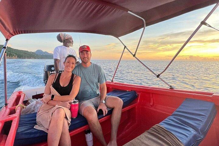 Private Sunset Cruise in Caribbean in St. Lucia
