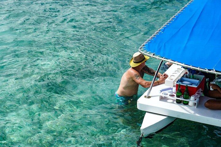 Snorkeling and Swimming on a Caribbean Cruise by Sharky Catamarans