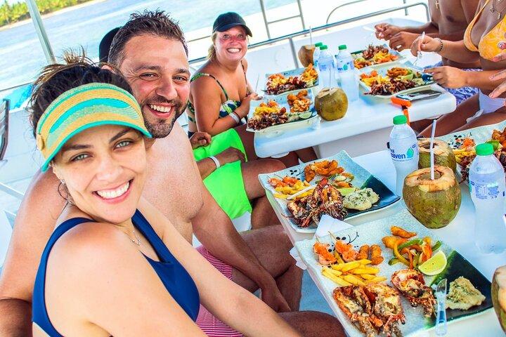 Snorkeling and Swimming on a Caribbean Cruise by Sharky Catamarans
