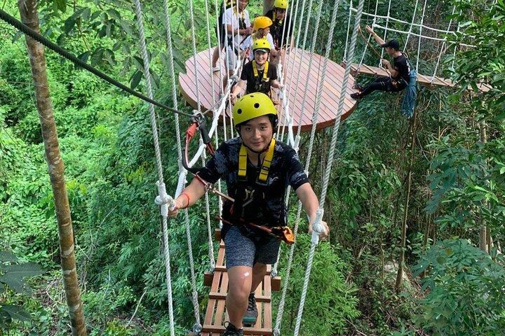 Private Tour To Kong Forest Included ATV and Flying Zipline Activity