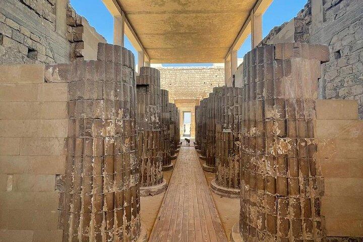 Day tour to Giza Pyramids, Memphis and Sakkara