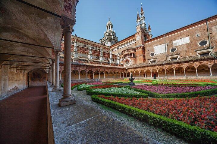 Milan to Certosa di Pavia Monastery & Pavia City by Car