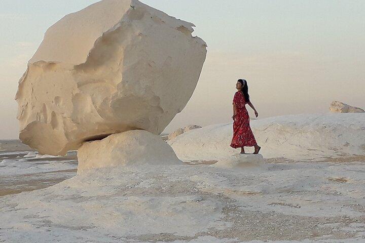 Private white and black desert from cairo 2 days 1 night
