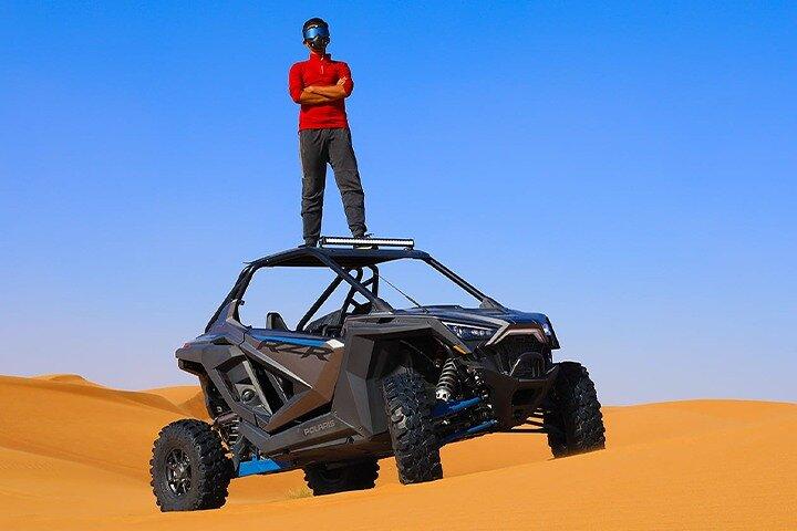 Dune Buggy Ride with Camel Rides, Sand Boarding with Free Pickup from Dubai