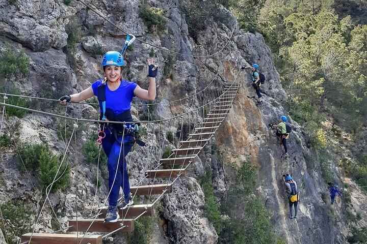 Via ferrata of Fuente de Godalla in Enguera