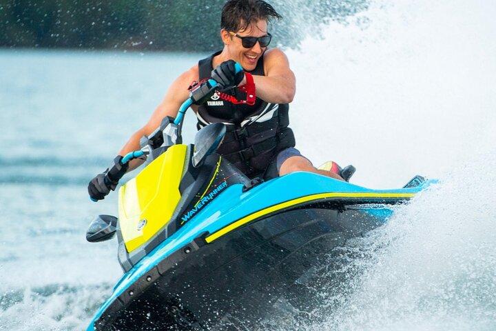 Jetski Water Activity And Beach From Montego Bay