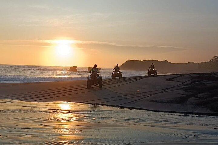 Bali ATV Ride In the beach sunset atv tour
