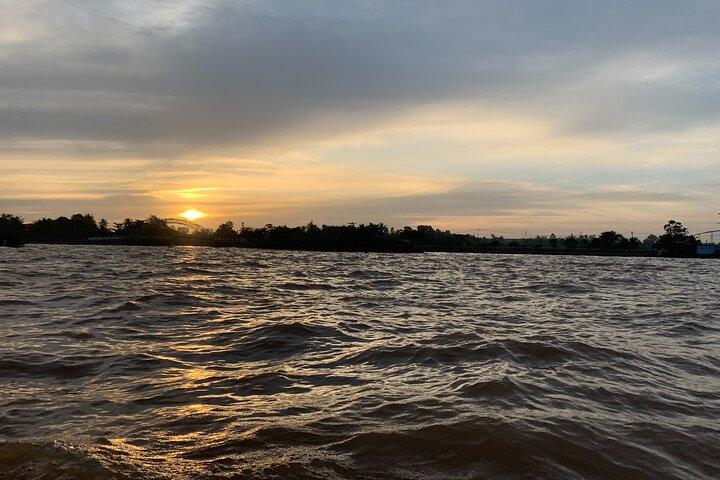 Cai Rang floating market, see sunrise, CaCao orchard, small canal