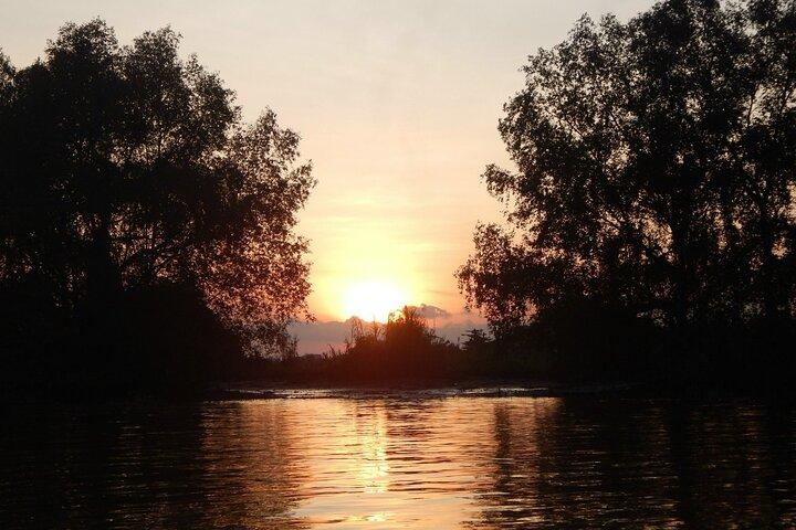 Cai Rang floating market, see sunrise, CaCao orchard, small canal