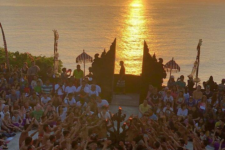 Kecak Fire Dance and Uluwatu Temple with Private Car Service