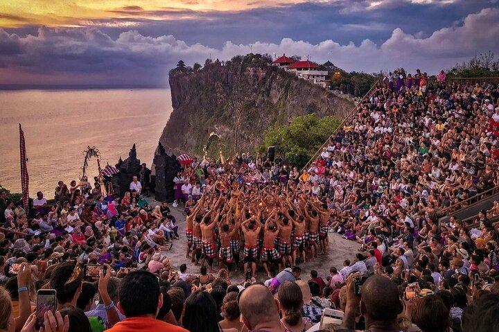 Kecak Fire Dance and Uluwatu Temple with Private Car Service