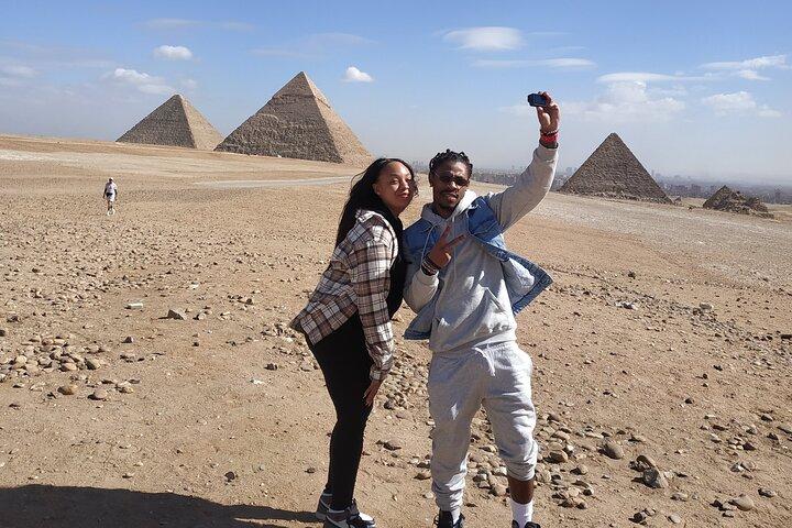 Explore Giza Pyramids & Sphinx & Camel Ride & ATV bike with Lunch