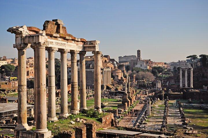 Colosseum, Roman Forum Experience and Hop On Hop Off Bus Tour
