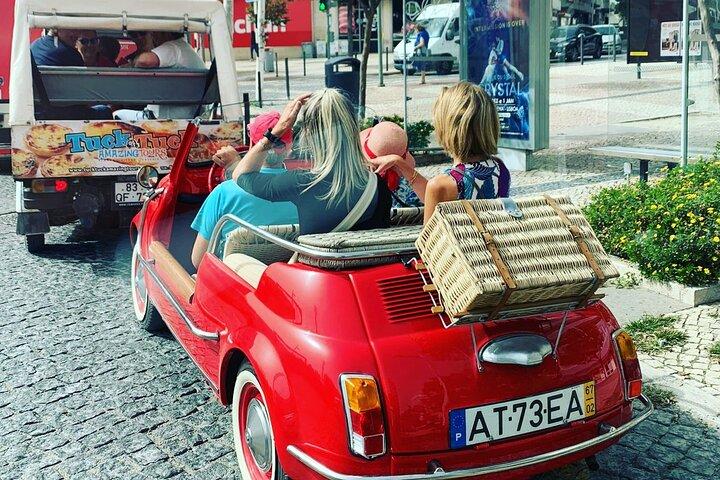 Lisbon by Fiat 500 Jolly convertible!!