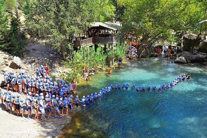 from Belek: Whitewater Rafting at Koprulu Canyon