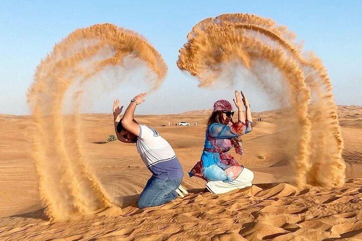 Desert Safari with 30 Minutes Dune Buggy Camel, Dinner, Shows