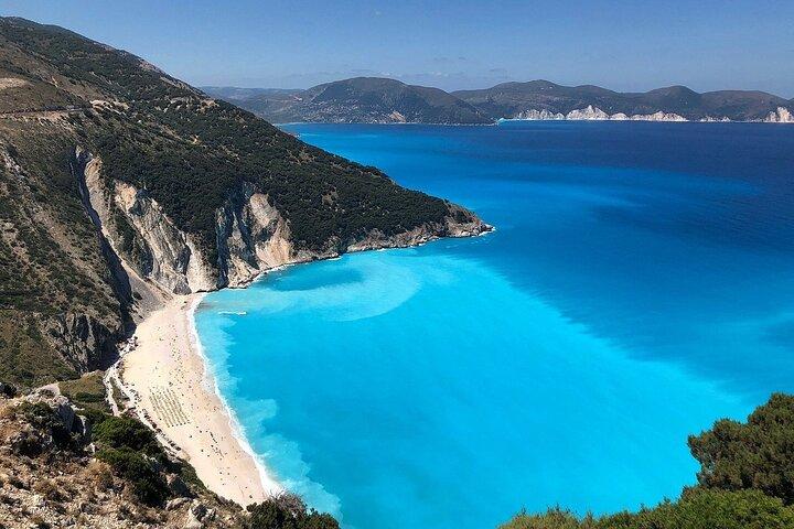 Kefalonia Highlights Tour: Melissani, Winery & Myrtos Beach View