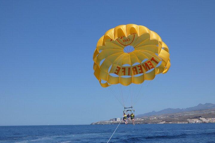 Parasailing flights on the Adeje Coast in Tenerife