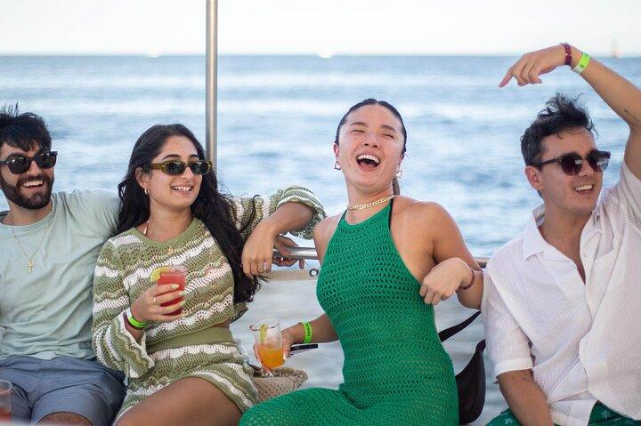 Sunset Party Cruise with Unlimited Drinks and Snacks