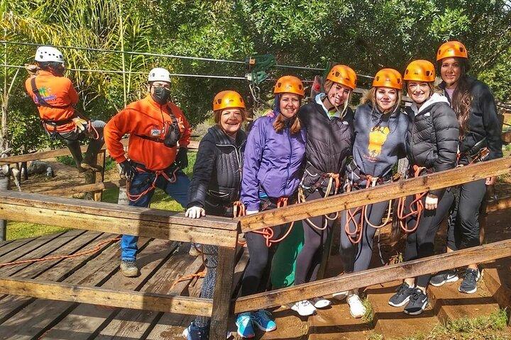 Canadas Zipline Canopy Tour Bufadora with Private Port Pick up