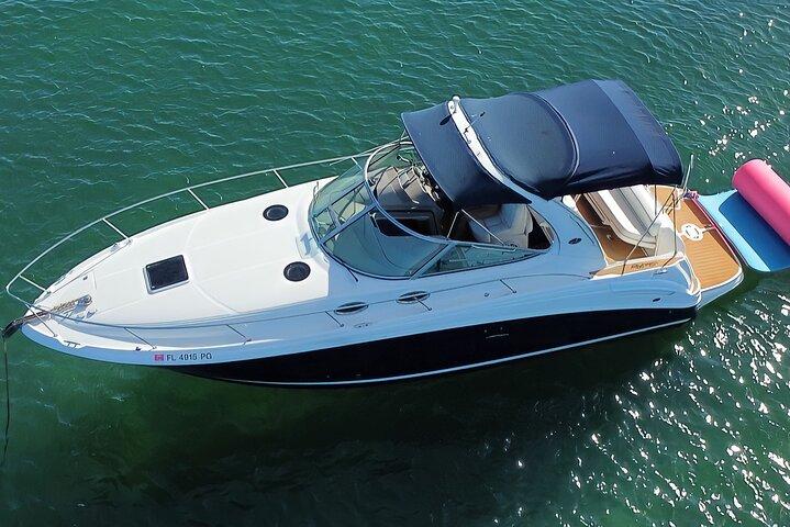 Private 4 Hours Sea Ray 34 Foot Yacht Rental in Miami