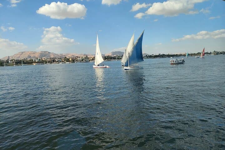 Nile River Felucca Ride in Luxor sunset time