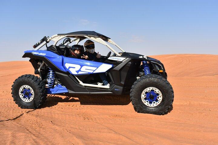Can am Maverick X3 Rs Turbo Dubai with sand boarding and camels