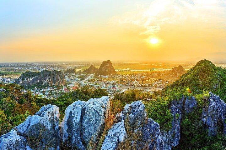 Hoi An Ancient town -Marble Mountains Tours FROM DANANG(15H30-21H