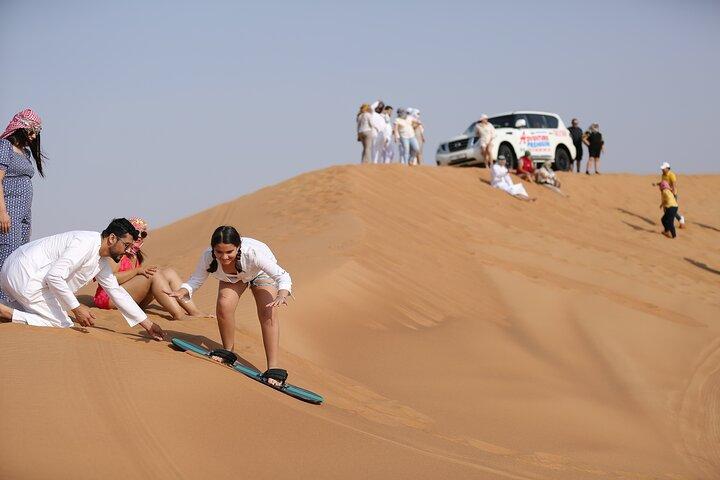 Can am Maverick X3 Rs Turbo Dubai with sand boarding and camels