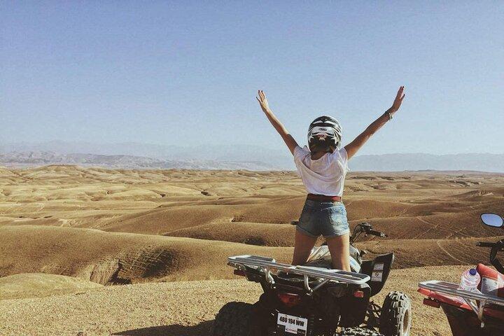 Agafay Desert Pack FULL : QUAD & CAMELS RIDE and Dinner AGAFAY