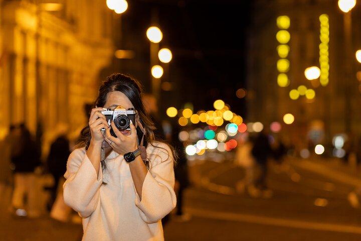 Private Night Lights Photoshoot in Prague