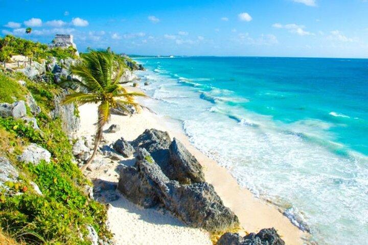 Tulum Ruins visit cenotes house turtle and Sculpture Come to Light