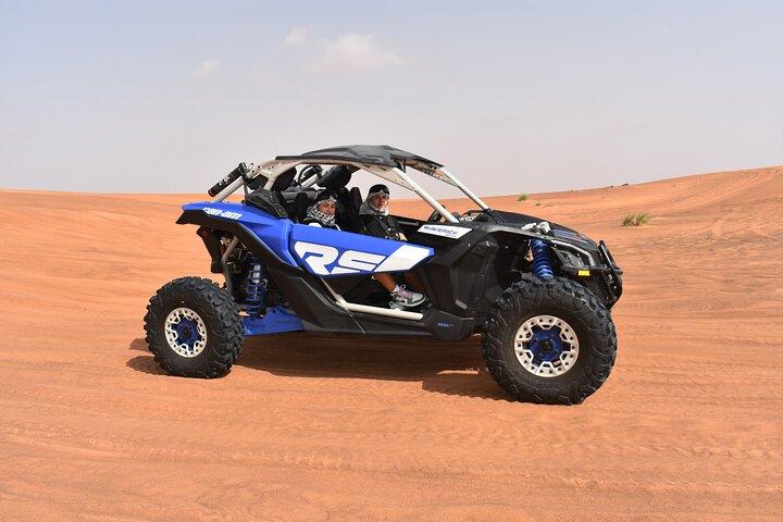 Can am Maverick X3 Rs Turbo Dubai with sand boarding and camels