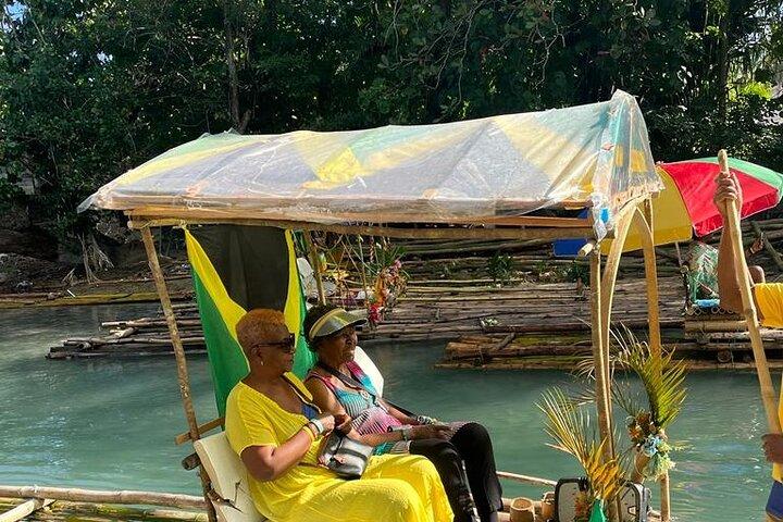 Blue Hole and Bamboo River Rafting in Ocho Rios Jamaica.