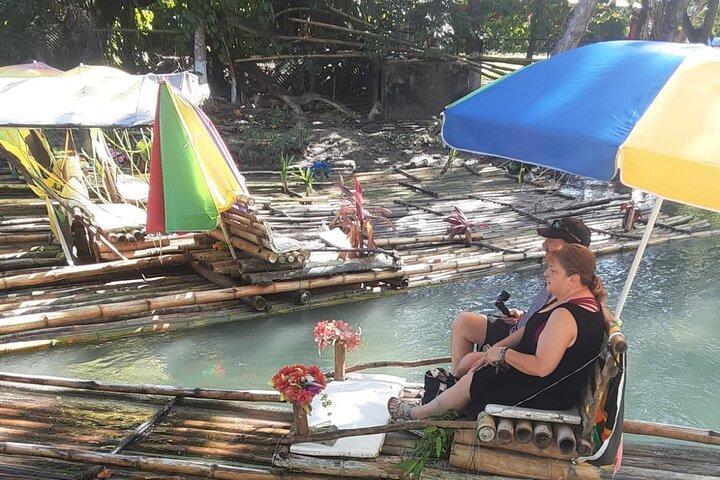 Blue Hole and Bamboo River Rafting in Ocho Rios Jamaica.