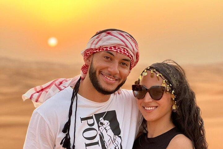 Dubai Desert Safari, Camel, Live BBQ & Shows (Private 4x4 Car)