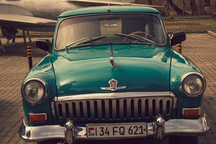 Retro KGB Tour: A Volga 21 Adventure in Yerevan's Soviet Past with photography