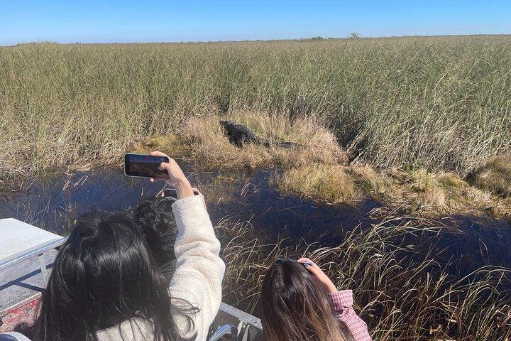 Miami: Everglades Airboat with free hotel pick up