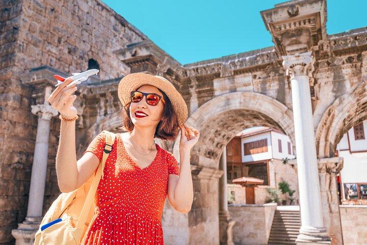 City of Side: Antalya City Tour w/Boat Trip, Old Town & Waterfall