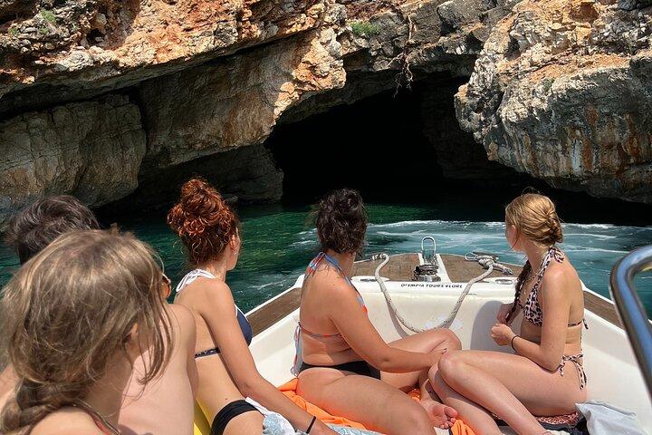 Vlore Speedboat Tour to Dafina Bay & Haxhi Ali Cave