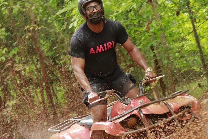 Montego Bay ATV Ride & Bamboo Rafting With Limestone Foot Massage